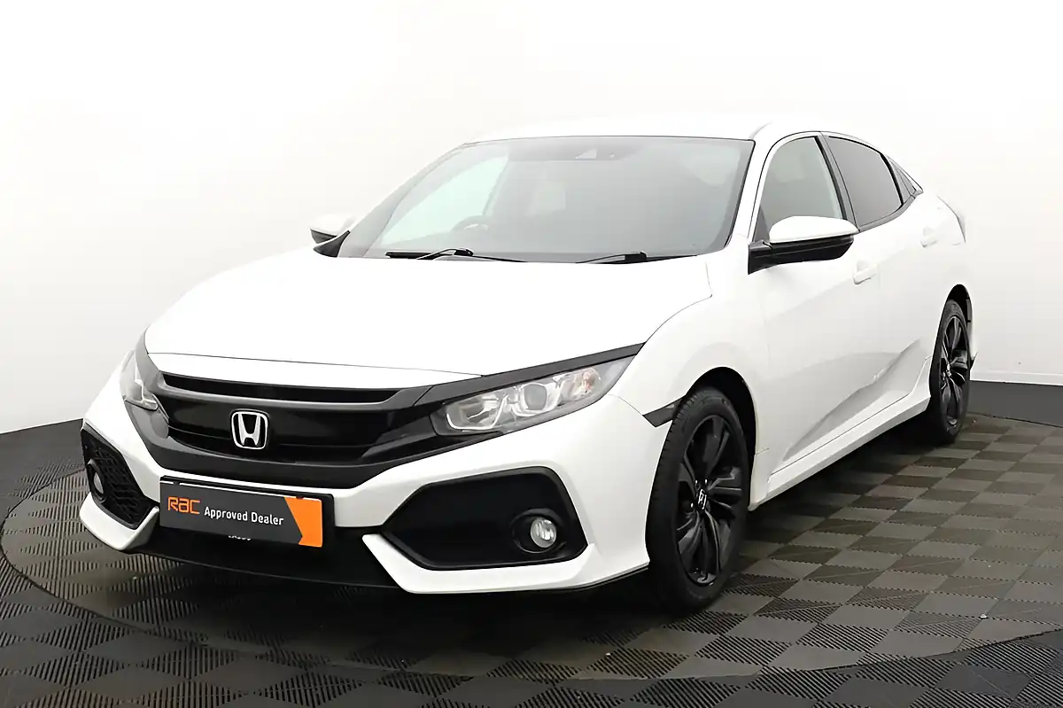 Used 2018 Honda Civic Sr White - Interior and Exterior details 8