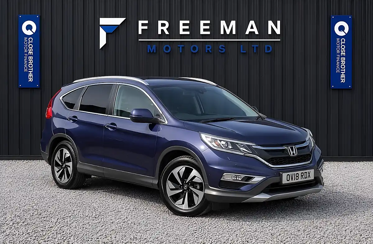 Used 2018 Honda Cr-V Ex Blue - Front View
