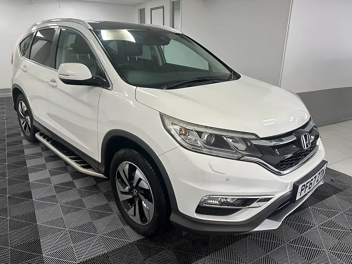 Used 2018 Honda Cr-V Ex White - Interior and Exterior details 4