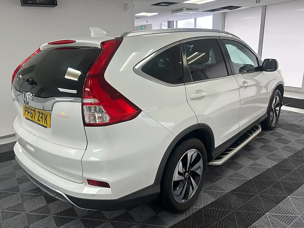Used 2018 Honda Cr-V Ex White - Interior and Exterior details 8