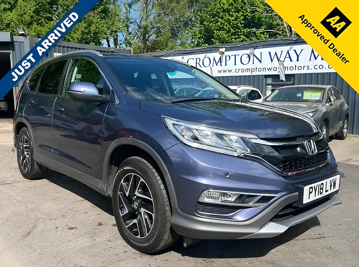 Used 2018 Honda Cr-V Se Plus Navi Blue - Front View