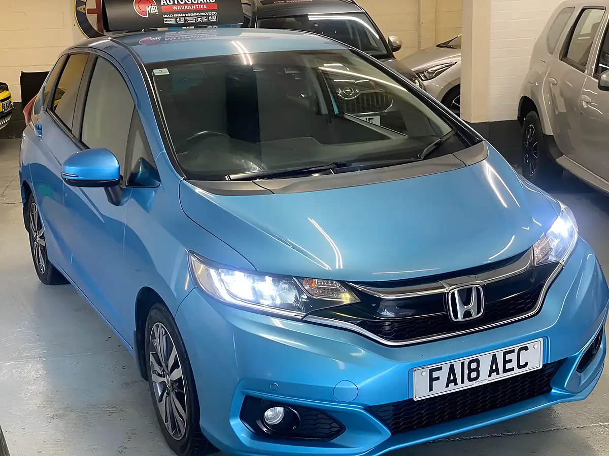 Used 2018 Honda Jazz Ex Navi Blue - Interior and Exterior details 2