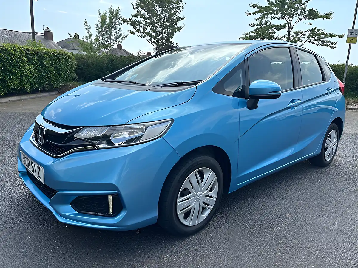 Used 2018 Honda Jazz S Electric Blue - Front View