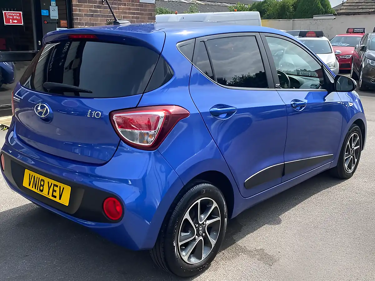 Used 2018 Hyundai I10 Go! Se Blue - Interior and Exterior details 5