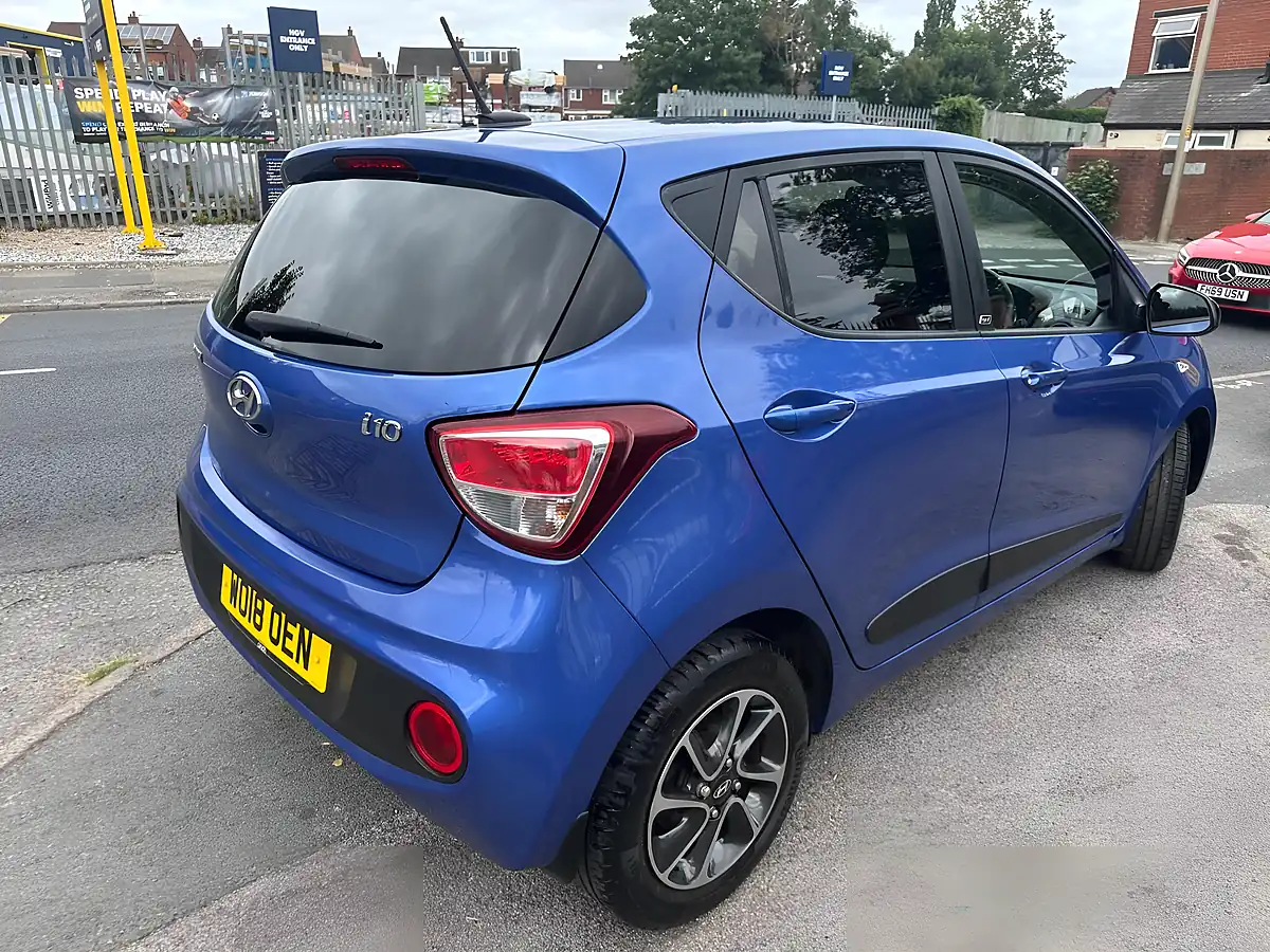 Used 2018 Hyundai I10 Go! Se Blue - Interior and Exterior details 3