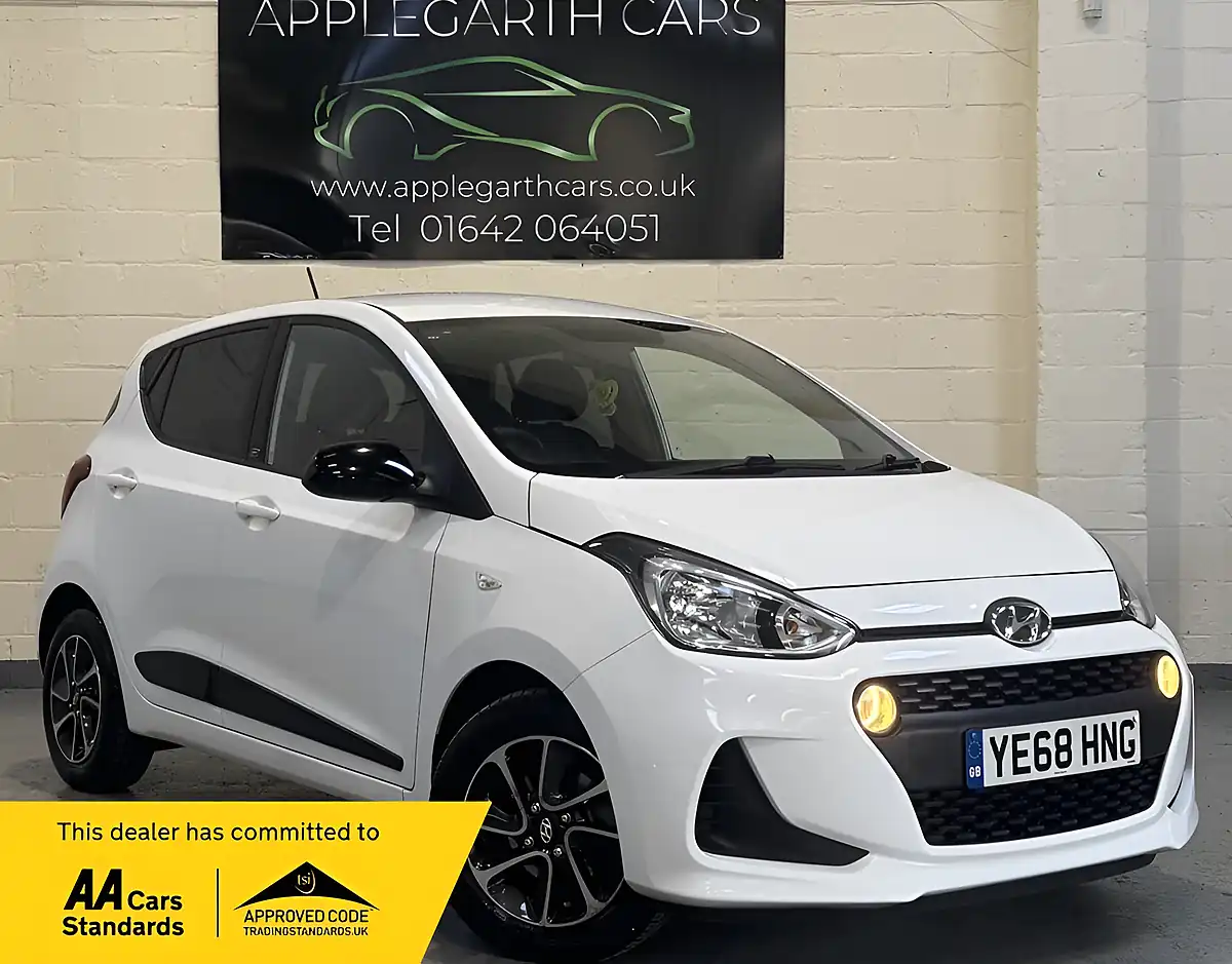 Used 2018 Hyundai i10 Go! Se White - Front View
