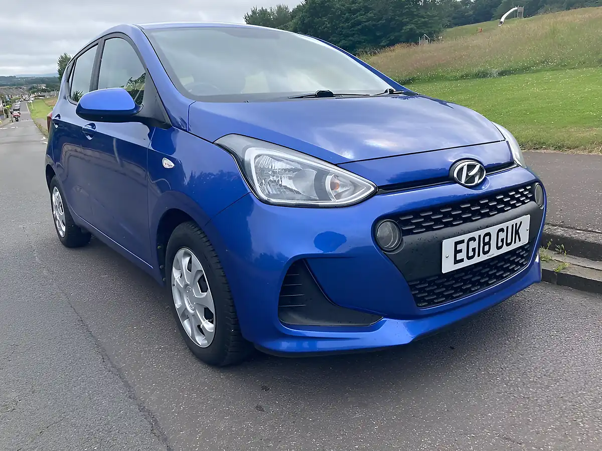 Used 2018 Hyundai I10 Se Blue - Front View