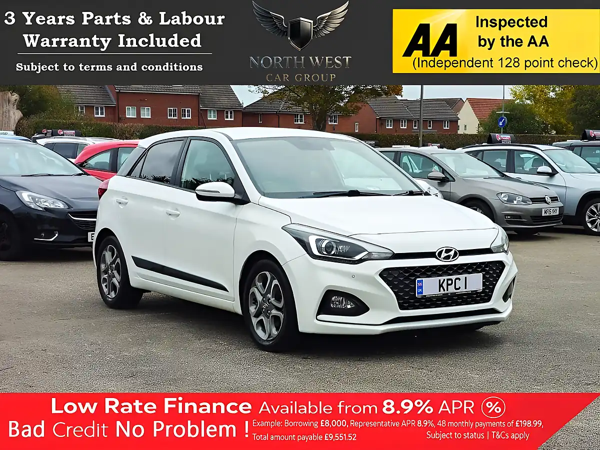 Used 2018 Hyundai I20 Premium Nav White - Front View