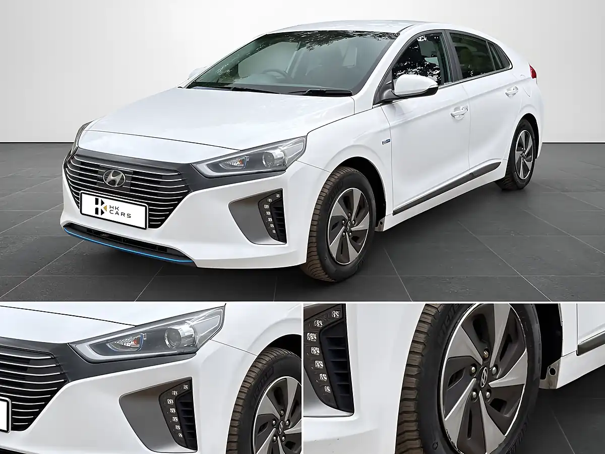 Used 2018 Hyundai Ioniq Premium White - Interior and Exterior details 13