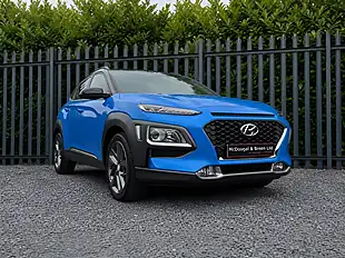 Used 2018 Hyundai Kona Blue Drive Premium Blue - Interior and Exterior details 11