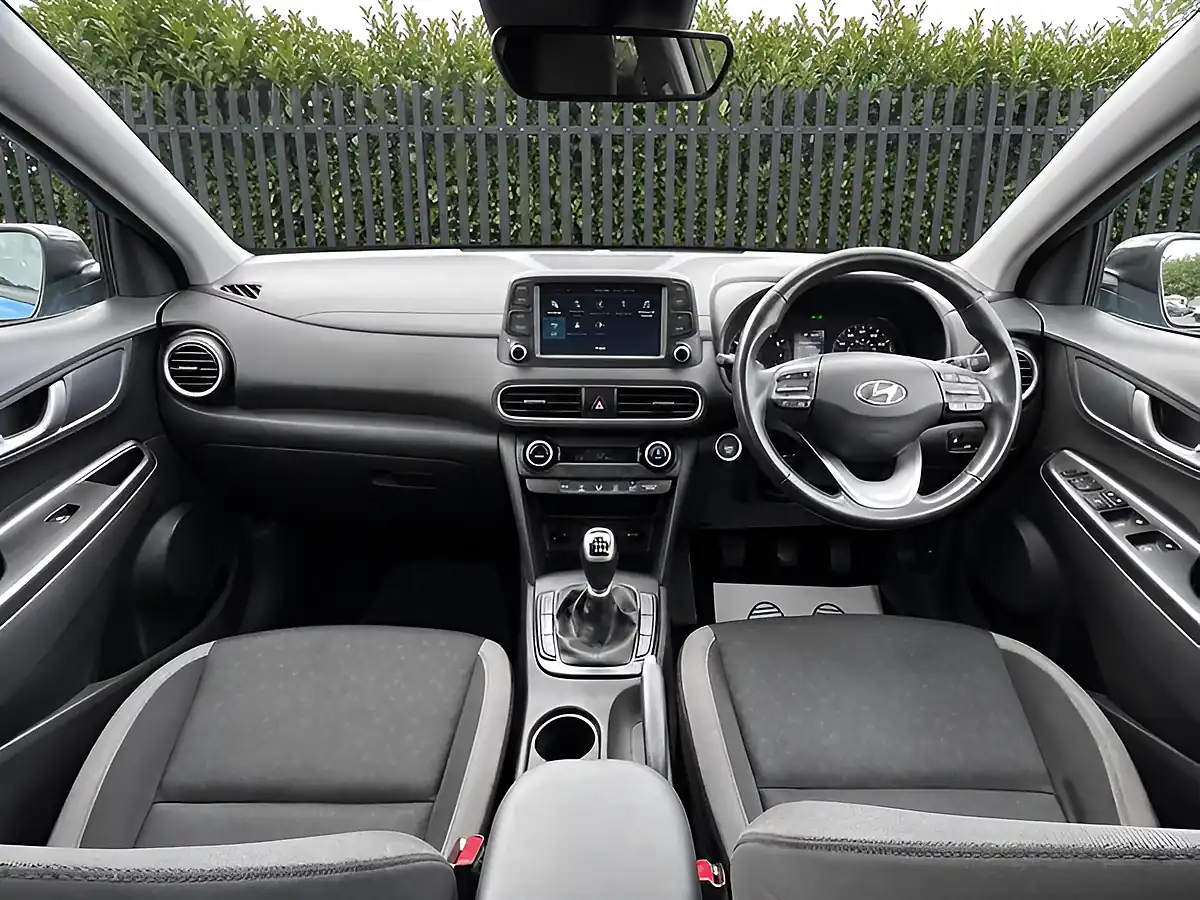 Used 2018 Hyundai Kona Blue Drive Premium Blue - Interior and Exterior details 12