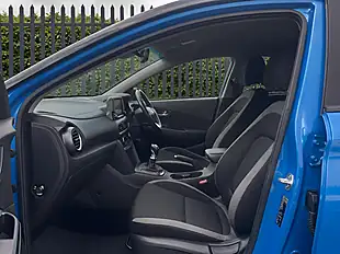 Used 2018 Hyundai Kona Blue Drive Premium Blue - Interior and Exterior details 15