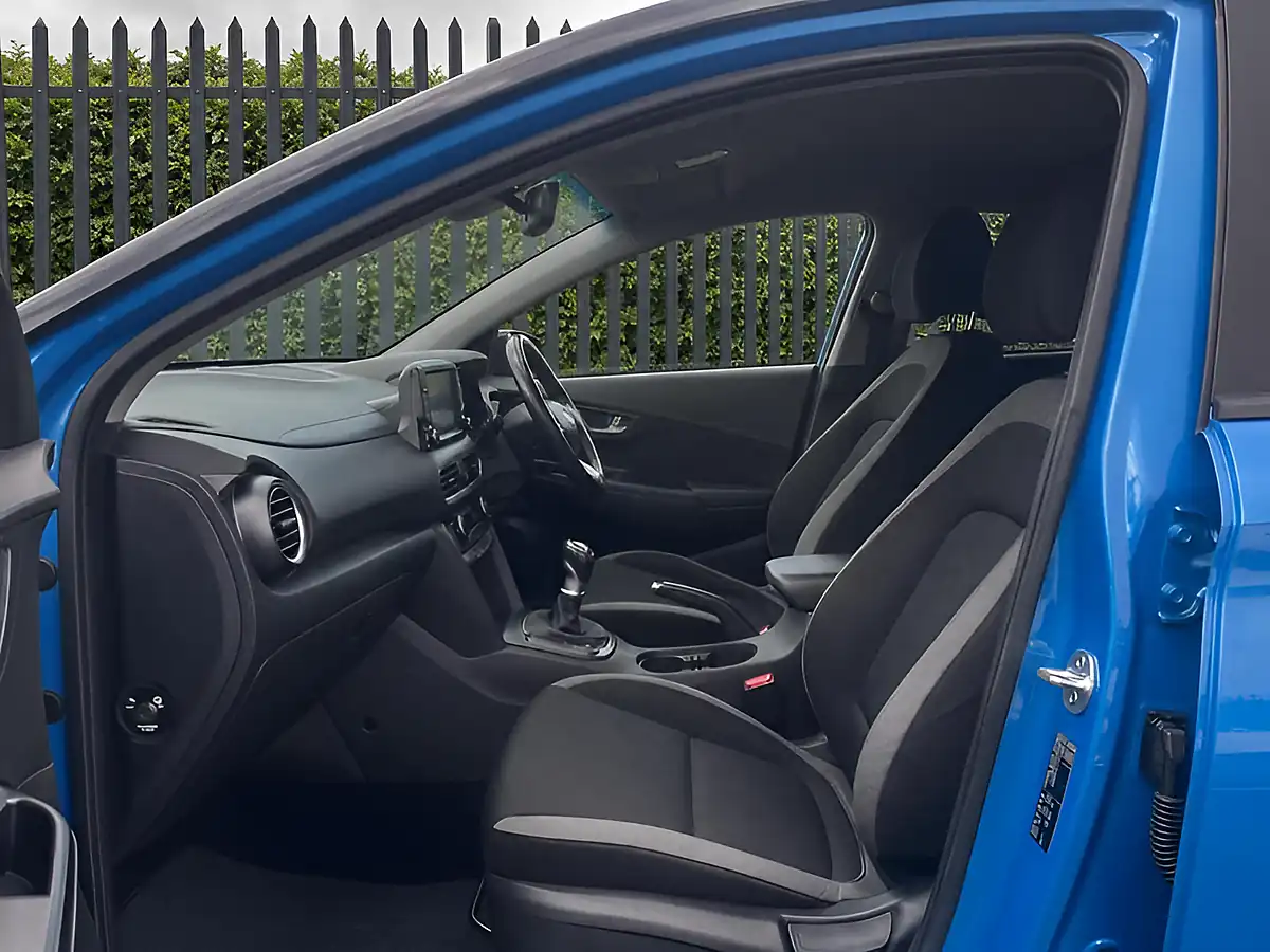 Used 2018 Hyundai Kona Blue Drive Premium Blue - Interior and Exterior details 15