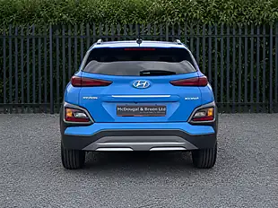 Used 2018 Hyundai Kona Blue Drive Premium Blue - Interior and Exterior details 5