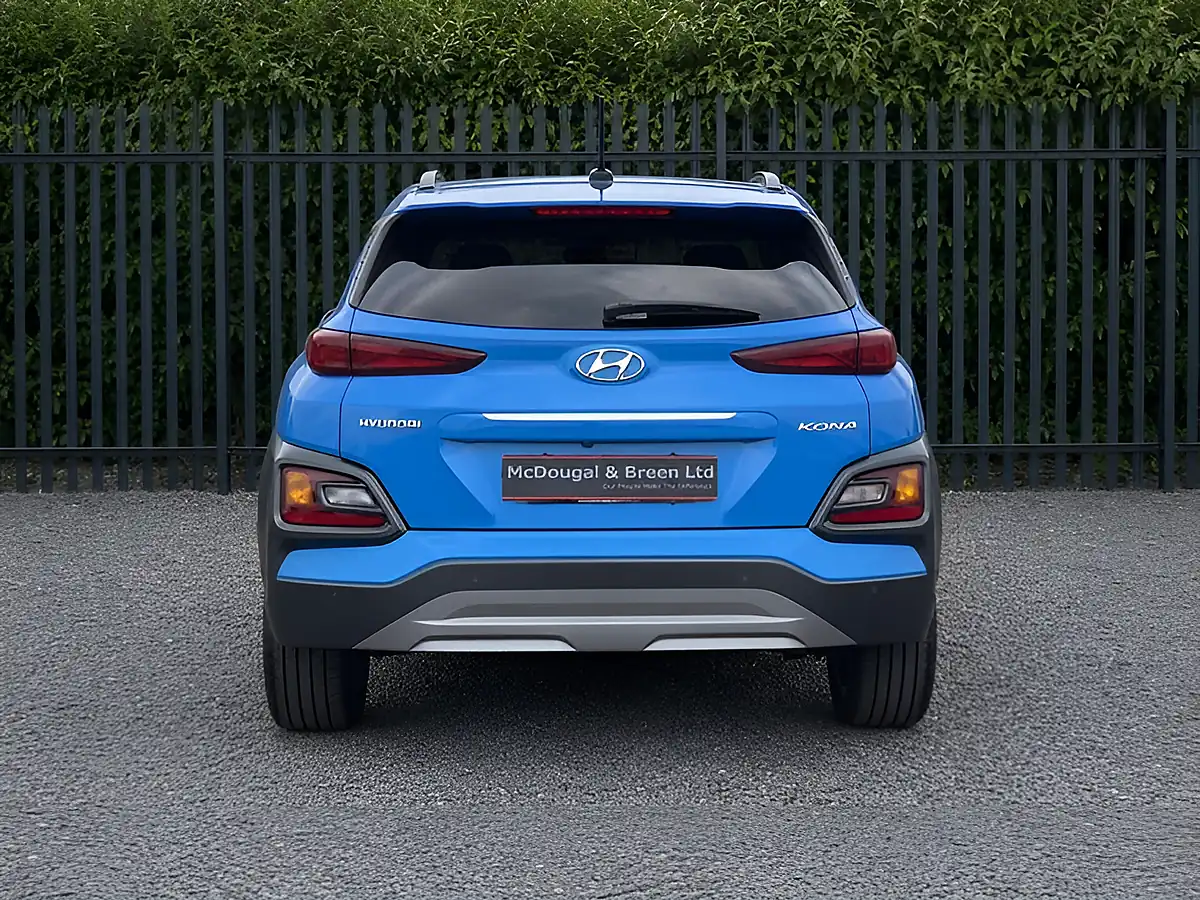 Used 2018 Hyundai Kona Blue Drive Premium Blue - Interior and Exterior details 5