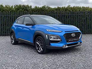 Used 2018 Hyundai Kona Blue Drive Premium Blue - Interior and Exterior details 8