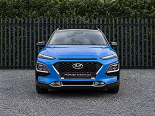 Used 2018 Hyundai Kona Blue Drive Premium Blue - Interior and Exterior details 9