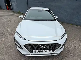 Used 2018 Hyundai Kona Blue Drive Premium Chalk White - Interior and Exterior details 10