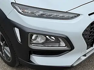 Used 2018 Hyundai Kona Blue Drive Premium Chalk White - Interior and Exterior details 11