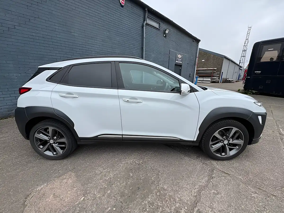 Used 2018 Hyundai Kona Blue Drive Premium Chalk White - Interior and Exterior details 13