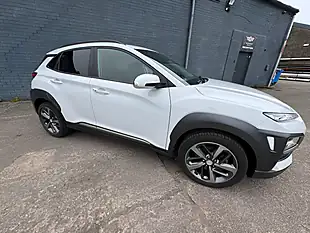 Used 2018 Hyundai Kona Blue Drive Premium Chalk White - Interior and Exterior details 15