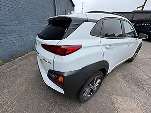 Used 2018 Hyundai Kona Blue Drive Premium Chalk White - Interior and Exterior details 16