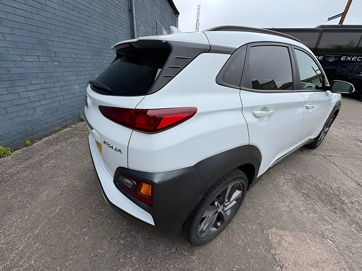 Used 2018 Hyundai Kona Blue Drive Premium Chalk White - Interior and Exterior details 16