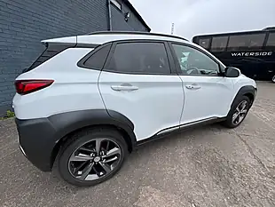 Used 2018 Hyundai Kona Blue Drive Premium Chalk White - Interior and Exterior details 17