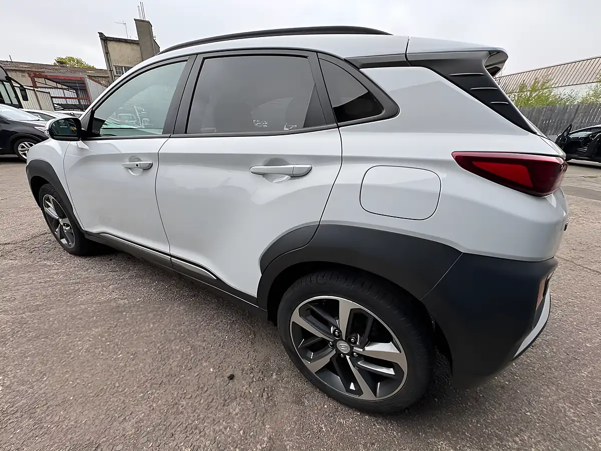 Used 2018 Hyundai Kona Blue Drive Premium Chalk White - Interior and Exterior details 19