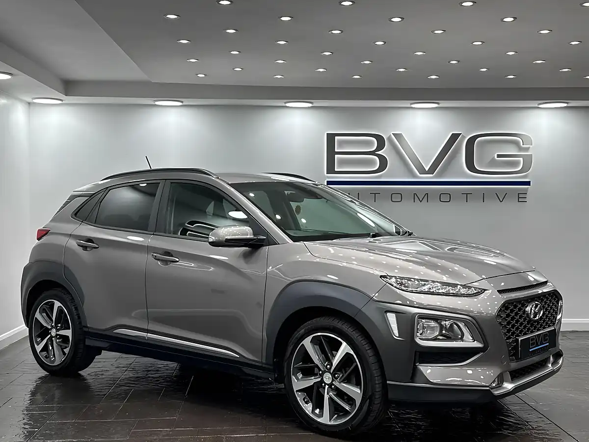 Used 2018 Hyundai Kona Blue Drive Premium Grey - Front View