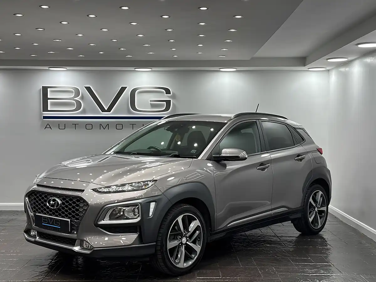 Used 2018 Hyundai Kona Blue Drive Premium Grey - Interior and Exterior details 5