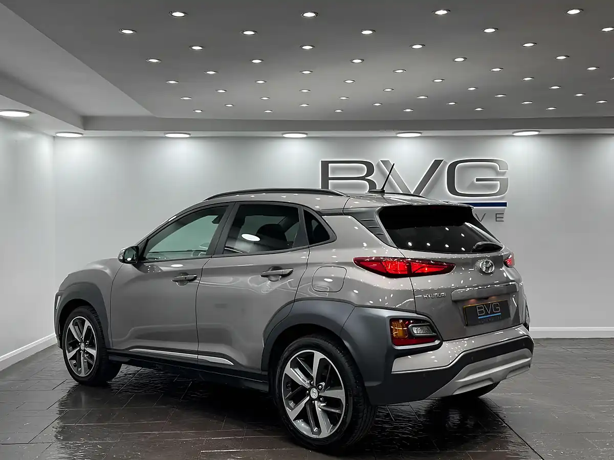 Used 2018 Hyundai Kona Blue Drive Premium Grey - Interior and Exterior details 8