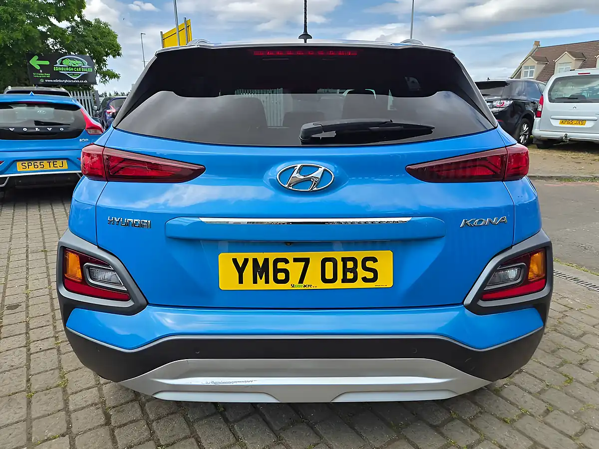 Used 2018 Hyundai Kona Premium Blue - Interior and Exterior details 5