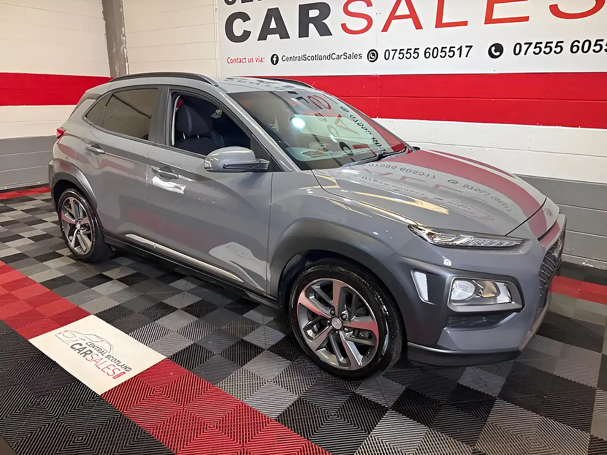 Used 2018 Hyundai Kona Premium Se Grey - Front View