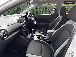 Used 2018 Hyundai Kona Premium White - Interior and Exterior details 14