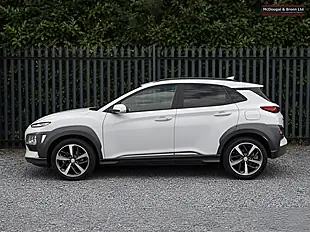 Used 2018 Hyundai Kona Premium White - Interior and Exterior details 2