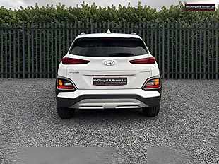 Used 2018 Hyundai Kona Premium White - Interior and Exterior details 4
