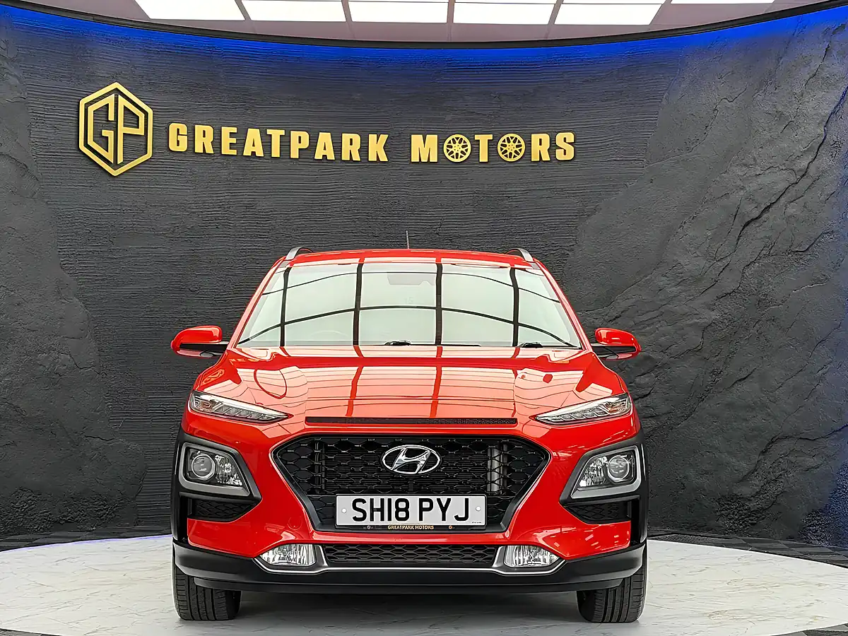 Used 2018 Hyundai Kona Se Orange - Interior and Exterior details 2
