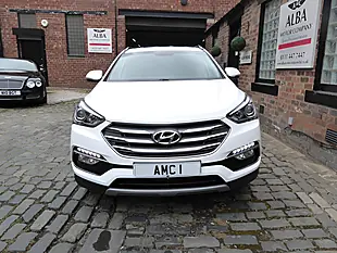 Used 2018 Hyundai Santa Fe Premium White - Interior and Exterior details 2