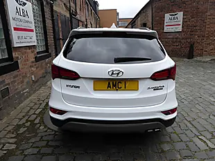 Used 2018 Hyundai Santa Fe Premium White - Interior and Exterior details 5
