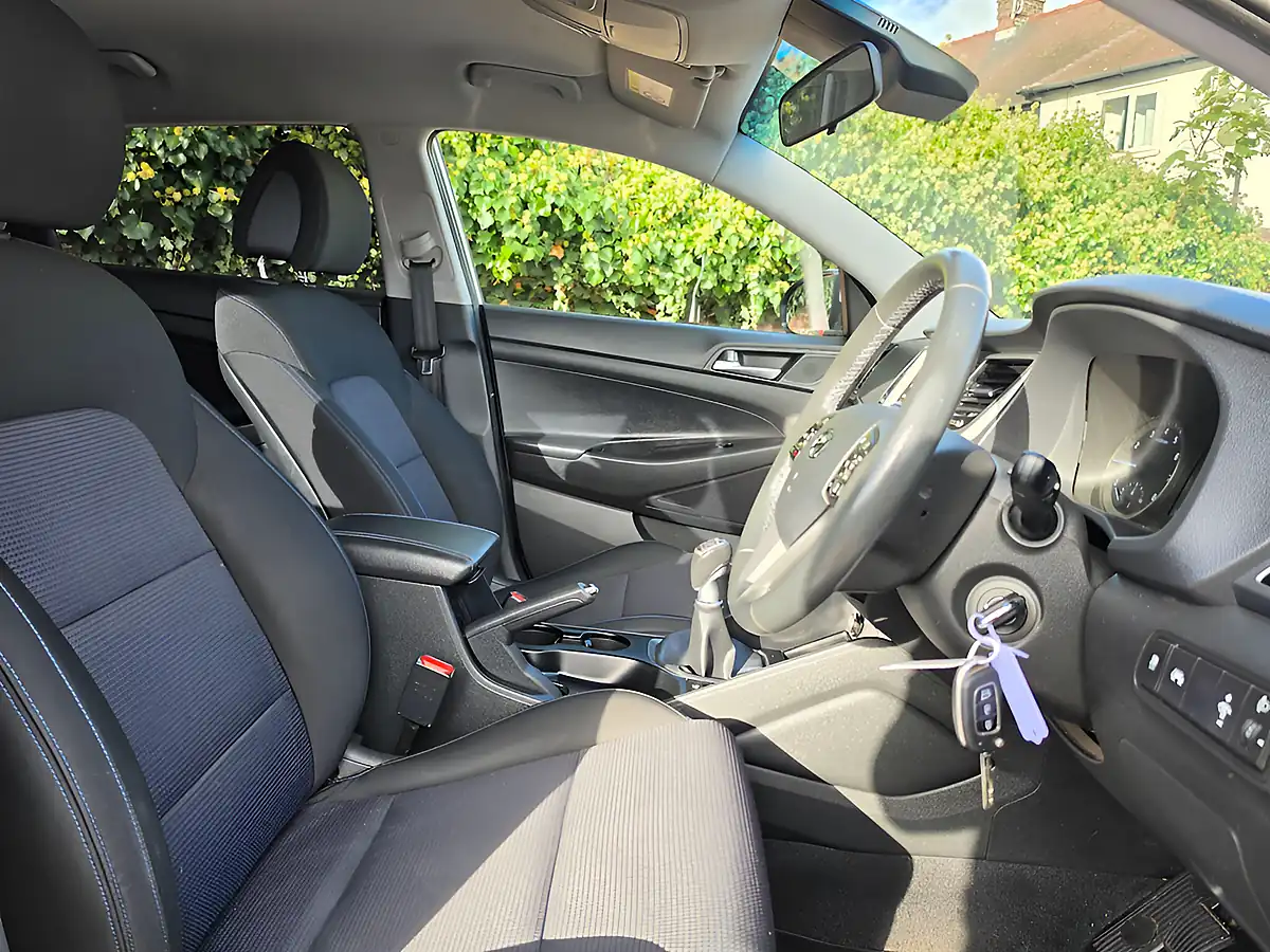 Used 2018 Hyundai Tucson Blue Drive Se White - Interior and Exterior details 11