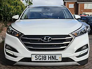 Used 2018 Hyundai Tucson Blue Drive Se White - Interior and Exterior details 2