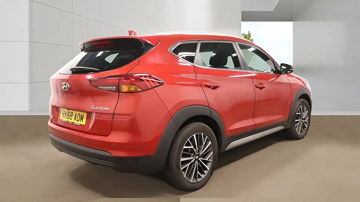 Used 2018 Hyundai Tucson Premium Red - Interior and Exterior details 7