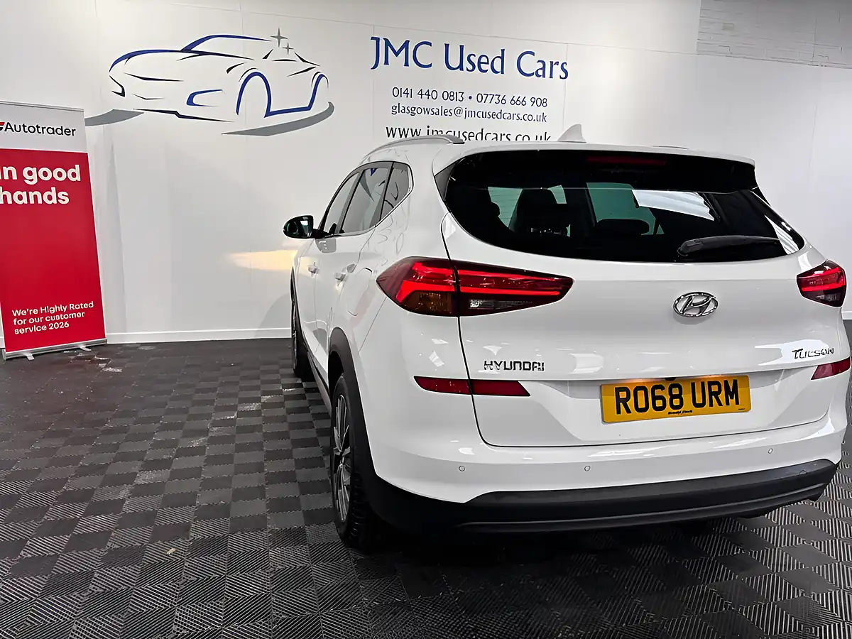 Used 2018 Hyundai Tucson Premium White - Interior and Exterior details 9