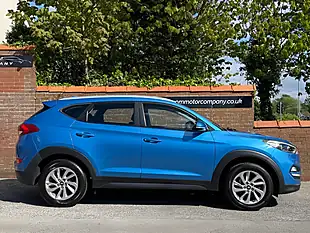 Used 2018 Hyundai Tucson Se Blue - Interior and Exterior details 3