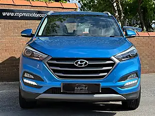 Used 2018 Hyundai Tucson Se Blue - Interior and Exterior details 7