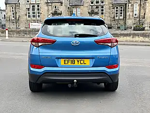 Used 2018 Hyundai Tucson Se Blue - Interior and Exterior details 12