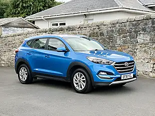 Used 2018 Hyundai Tucson Se Blue - Interior and Exterior details 17