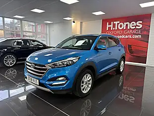 Used 2018 Hyundai Tucson Se Blue - Interior and Exterior details 12