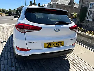 Used 2018 Hyundai Tucson Se Nav Polar White - Interior and Exterior details 14